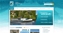 Desktop Screenshot of cnba-transportfluvial.fr